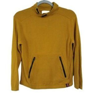 Zara Kids Yellow Sweater/Sweatshirt with Zip Pockets Size 9